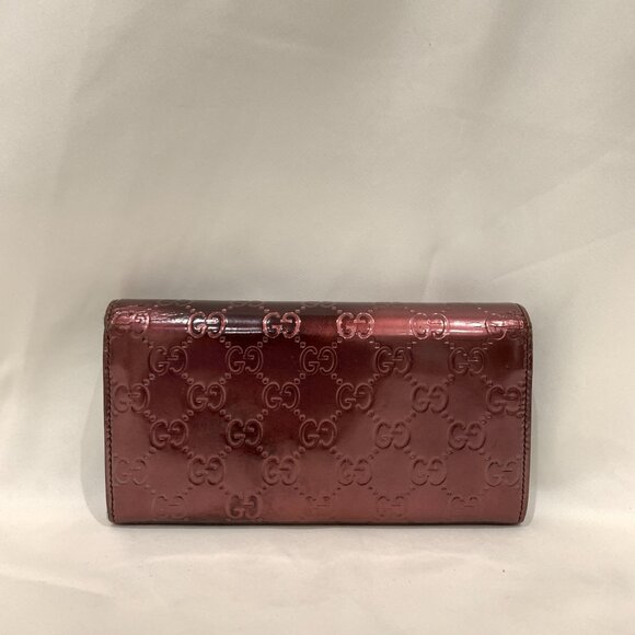 Gucci Purple Guccissima Long Wallet Sku#84058 - Picture 2 of 16